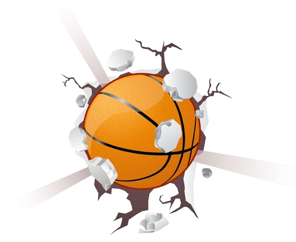 Basketbol duvar breaking