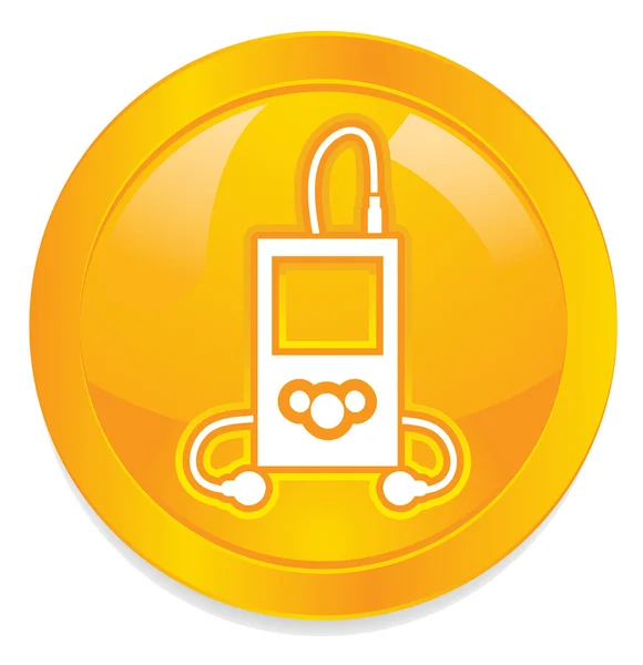 MP3 Player icon — Stock Photo, Image
