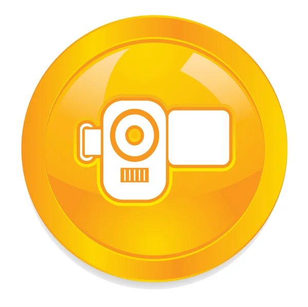 Icono de cámara de vídeo — Foto de Stock