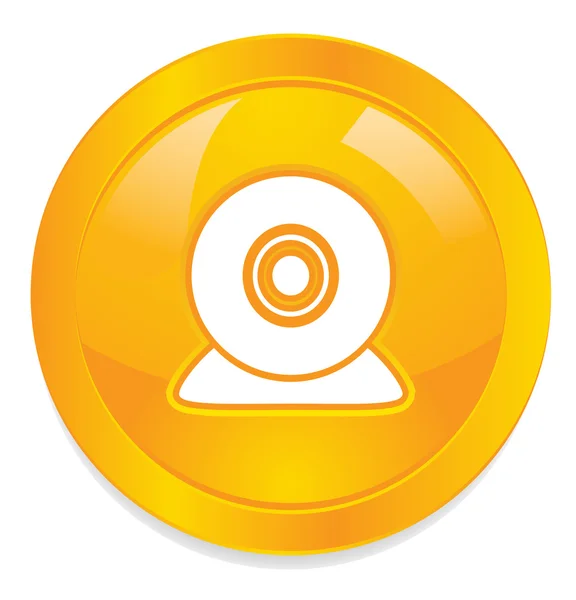 Webcam button icon — Stock Photo, Image