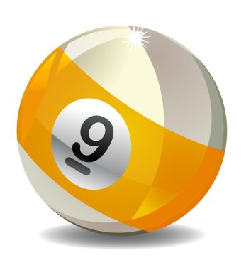 9 numara bilardo topu