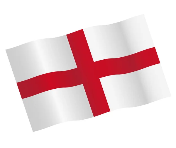 Inglaterra Vetor Bandeira Inglês — Vetor de Stock