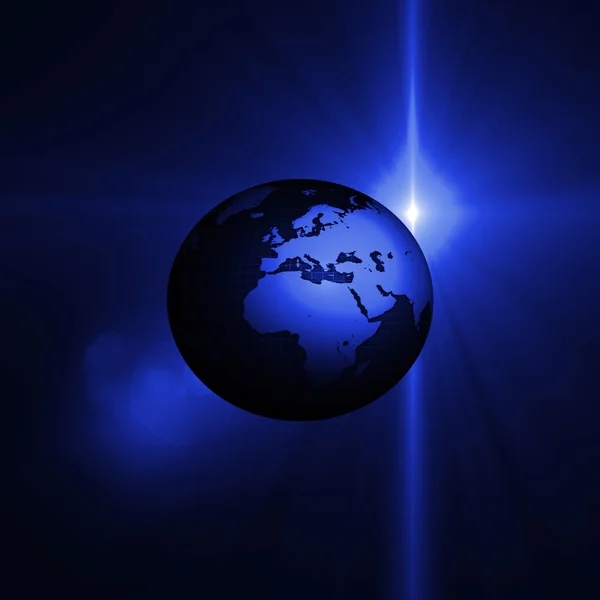 dünya mavi ışık