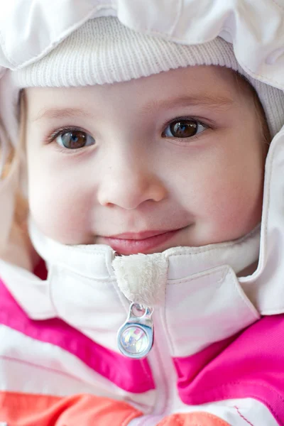 Portrait of adorable little girl — Stock Photo, Image