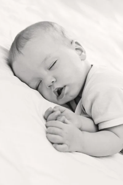 Sleeping funny baby boy — Stock Photo, Image