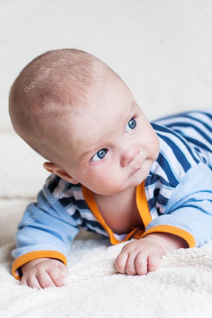Cute blue-eyed baby boy Stock Photo by ©marchibas 44522293 Cute blue-eyed baby boy Stock Photo by ©marchibas 44522293