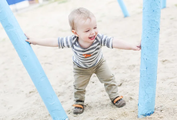 Portrait of a happy toddler child — Stock Photo, Image