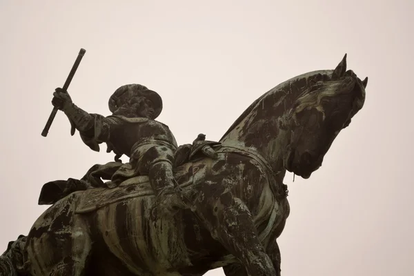 Statue at the castle — Stock Photo, Image