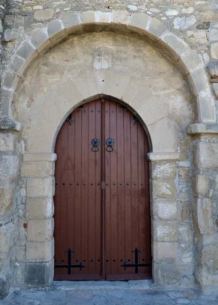 Vecchia porta in legno — Foto Stock