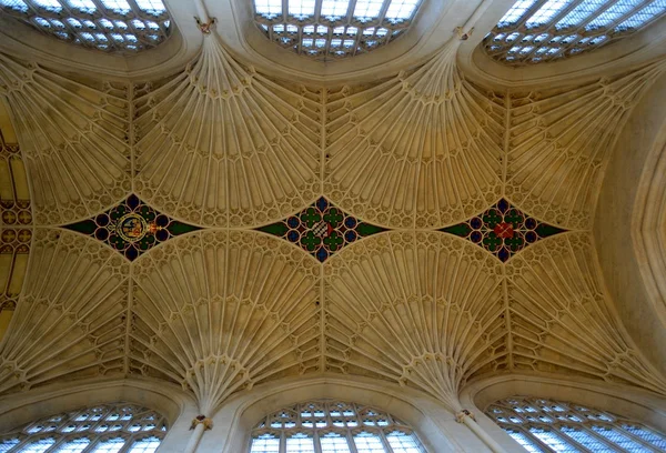 Interior da catedral de Bath — Fotografia de Stock