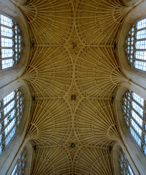 Interior de la catedral de Bath — Foto de Stock