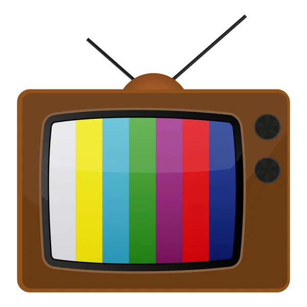 Ρετρό tv, δοκιμαστικό μοτίβο. EPS 10 — Διανυσματικό Αρχείο