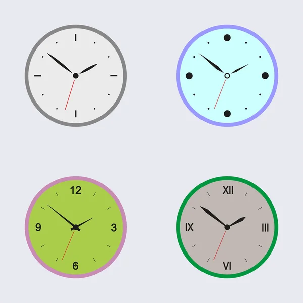 Set clock — Stock Vector