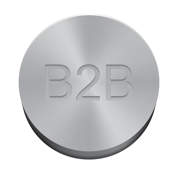 B2b gomb — Stock Vector