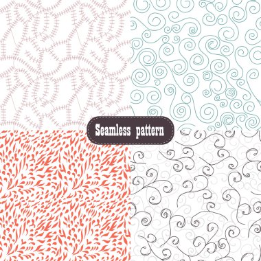 set çiçek arka planda kesintisiz