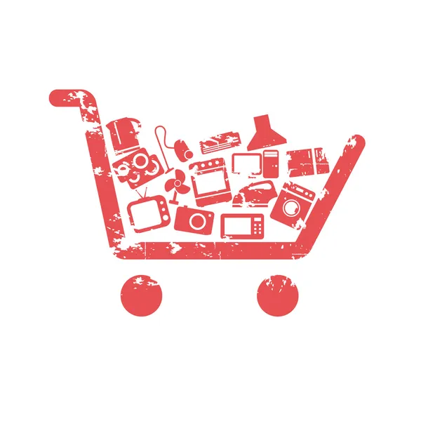 Shopping cart concepts — Stock Vector
