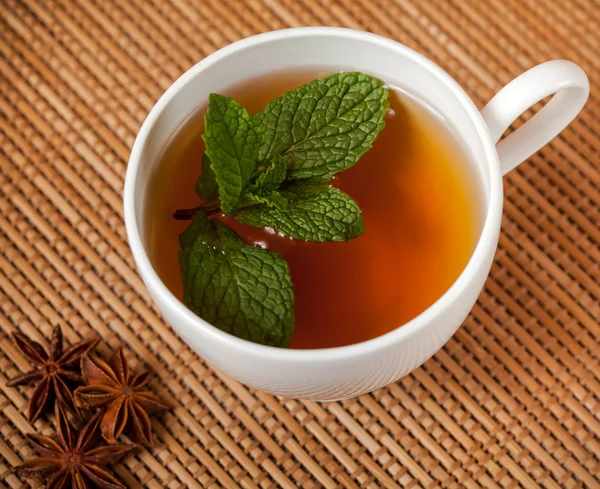 Mint herbal tea — Stock Photo, Image