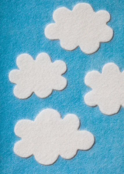 フェルトの雲 — ストック写真