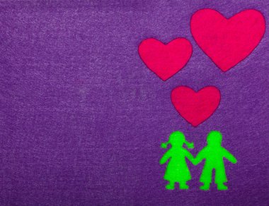 oğlan ve kız aşk siluet