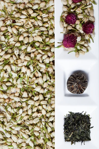 Dry Tea Flowers — Stock Photo, Image