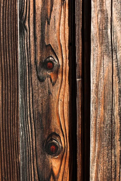 Wood Fence Plank with Knots — Stock Photo, Image