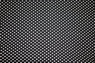 küçük beyaz puantiyeli lacivert kumaş üzerine