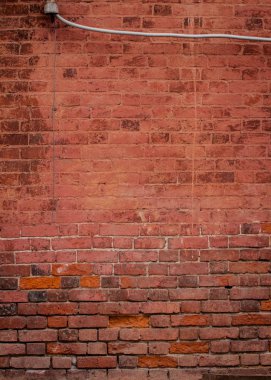 Eski kırmızı tuğla duvar dokusu