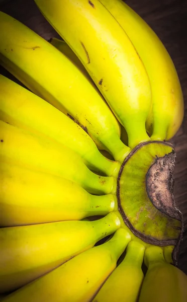 Bananas on a wooden table — Stock Photo, Image