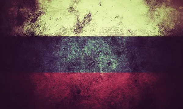 Russian flag. grunge style — Stock Photo, Image