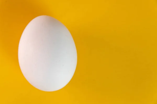 Egg Yellow Background — Stock Photo, Image