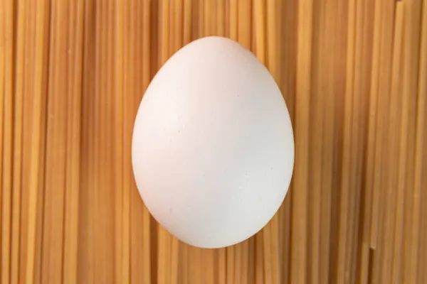 Huevo Blanco Pasta Cruda —  Fotos de Stock