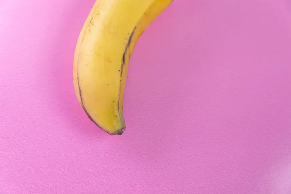 Banana Pink Background — Stock Photo, Image