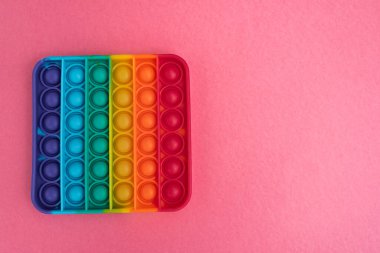 Fidget popit oyuncak gökkuşağı rengi - stres karşıtı, eğlenceli ve eğitici