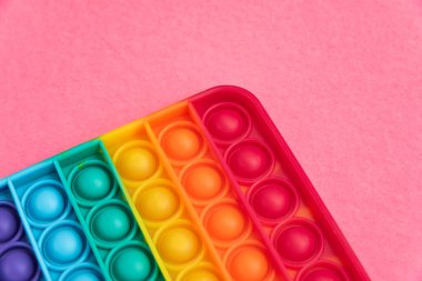 Fidget popit oyuncak gökkuşağı rengi - stres karşıtı, eğlenceli ve eğitici