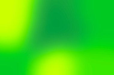 Soğuk renklerle bulanık pop soyut arkaplanı - Yeşil ve Sarı