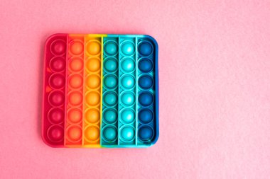 Fidget it toy gökkuşağı rengi, anti-stres, eğlence ve eğitici