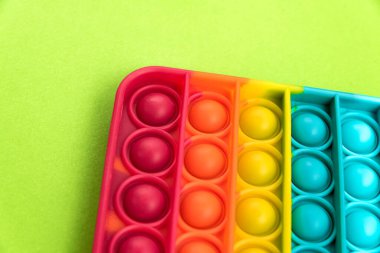 Fidget it toy gökkuşağı rengi, anti-stres, eğlence ve eğitici