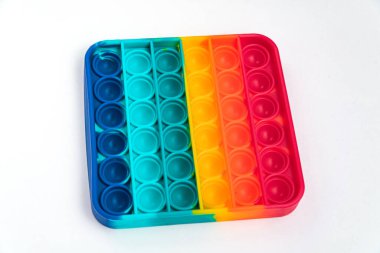 Fidget it toy gökkuşağı rengi, anti-stres, eğlence ve eğitici