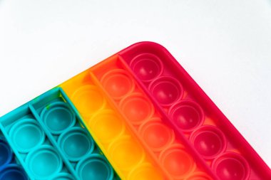 Fidget it toy gökkuşağı rengi, anti-stres, eğlence ve eğitici