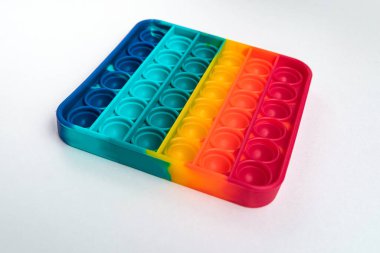 Fidget it toy gökkuşağı rengi, anti-stres, eğlence ve eğitici