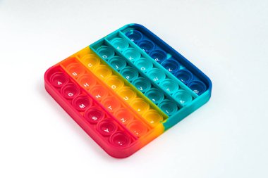 Fidget it toy gökkuşağı rengi, anti-stres, eğlence ve eğitici