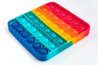 Fidget it toy gökkuşağı rengi, anti-stres, eğlence ve eğitici