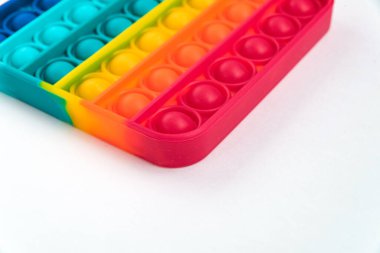 Fidget it toy gökkuşağı rengi, anti-stres, eğlence ve eğitici