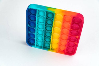 Fidget it toy gökkuşağı rengi, anti-stres, eğlence ve eğitici