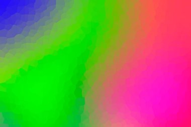 Belirsiz birincil renklere sahip bulanık pop soyut arkaplanı