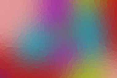 Belirsiz birincil renklere sahip bulanık pop soyut arkaplanı