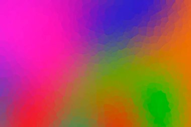 Belirsiz birincil renklere sahip bulanık pop soyut arkaplanı