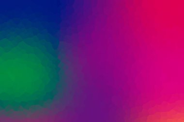 Belirsiz birincil renklere sahip bulanık pop soyut arkaplanı