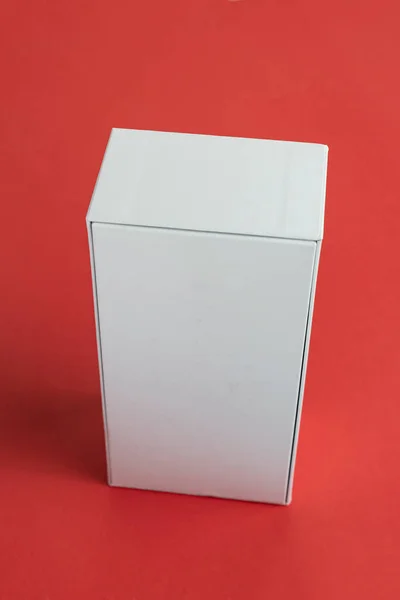 Біла Коробка Мобільних Телефонів Фоні — стокове фото