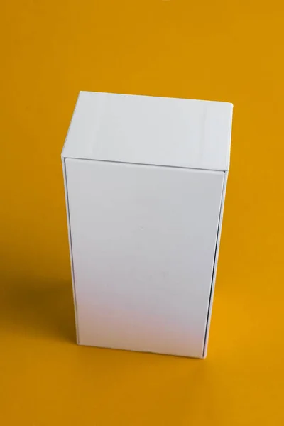 White Cell Phone Box Background — Stock Photo, Image